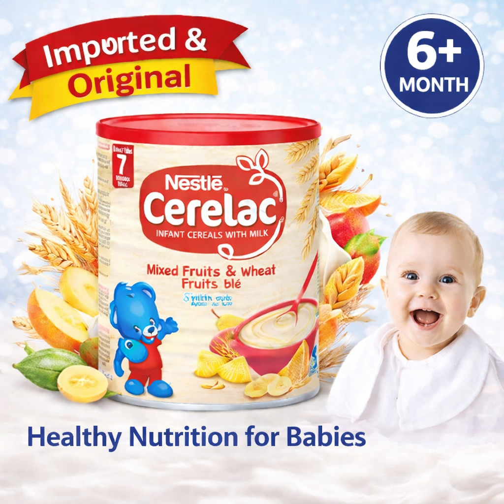 Nestle Cerelac Mixed Fruits & Wheat with Milk Baby Cereal - 6+ Months